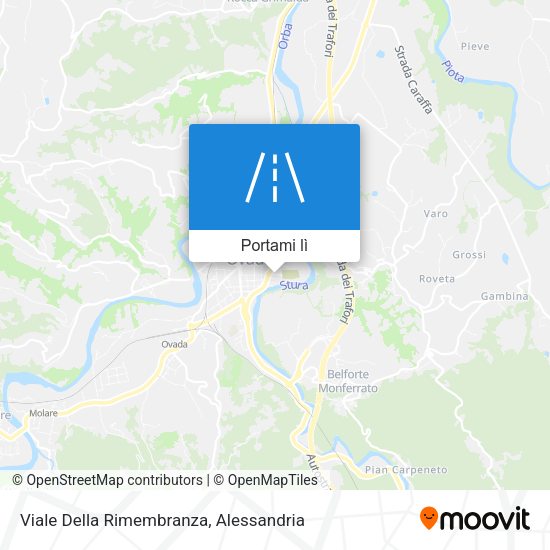 Mappa Viale Della Rimembranza