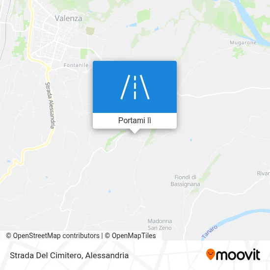 Mappa Strada Del Cimitero