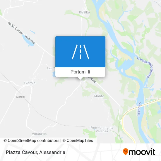 Mappa Piazza Cavour