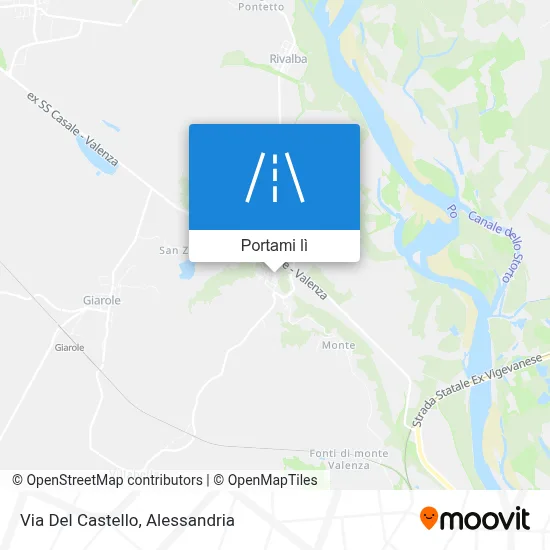 Mappa Via Del Castello