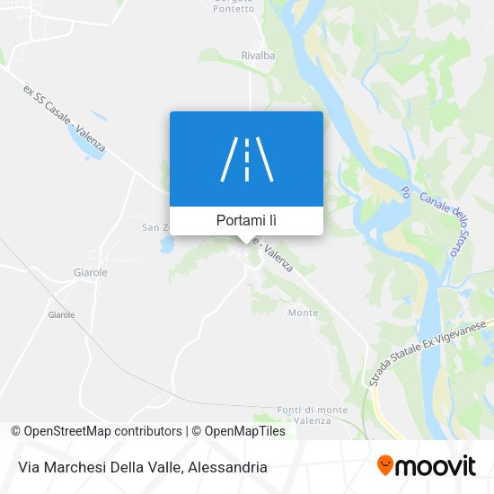 Mappa Via Marchesi Della Valle