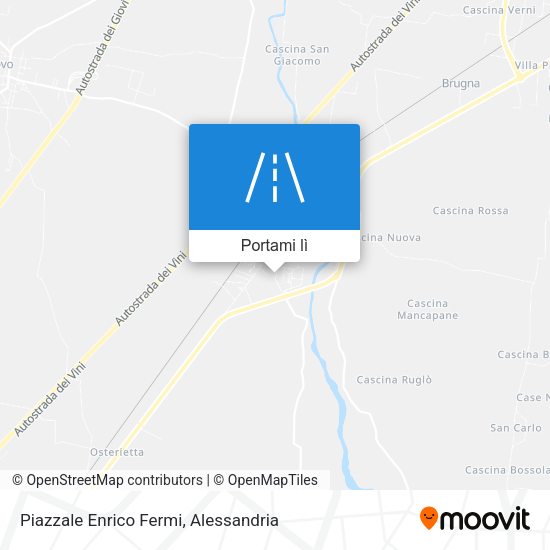 Mappa Piazzale Enrico Fermi