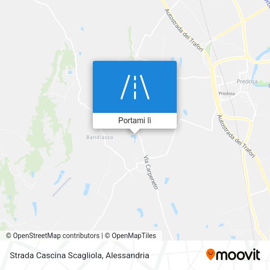 Mappa Strada Cascina Scagliola