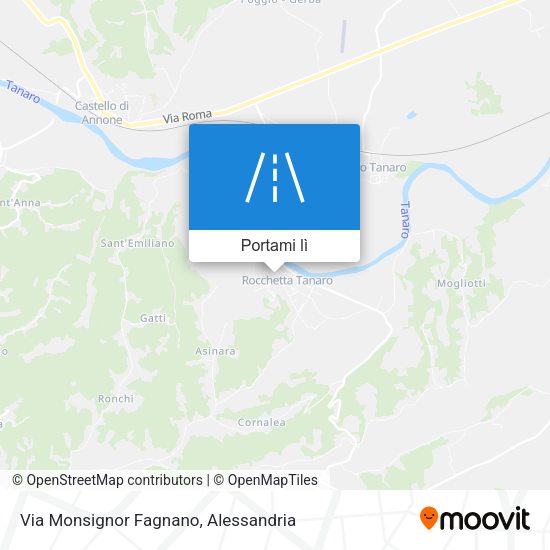 Mappa Via Monsignor Fagnano
