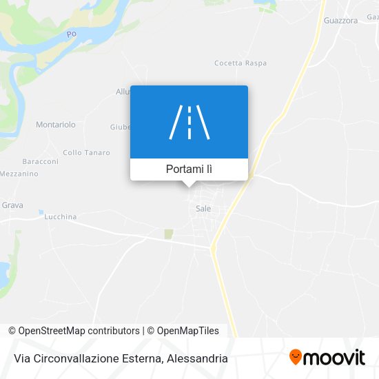 Mappa Via Circonvallazione Esterna