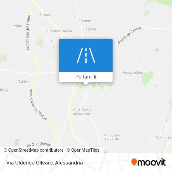 Mappa Via Ulderico Ollearo