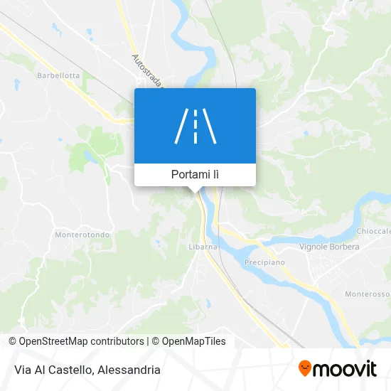 Mappa Via Al Castello