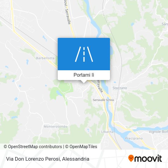 Mappa Via Don Lorenzo Perosi