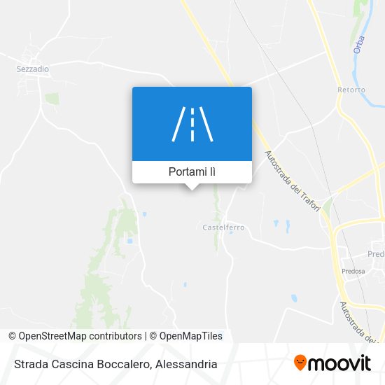 Mappa Strada Cascina Boccalero