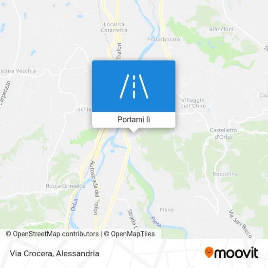 Mappa Via Crocera