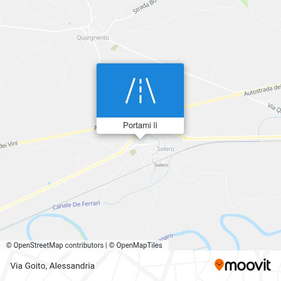 Mappa Via Goito