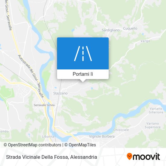 Mappa Strada Vicinale Della Fossa