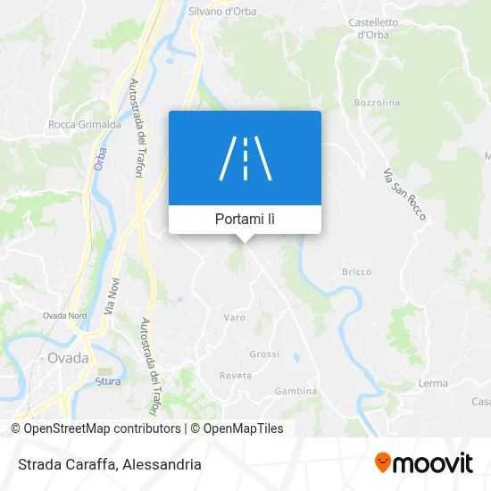 Mappa Strada Caraffa