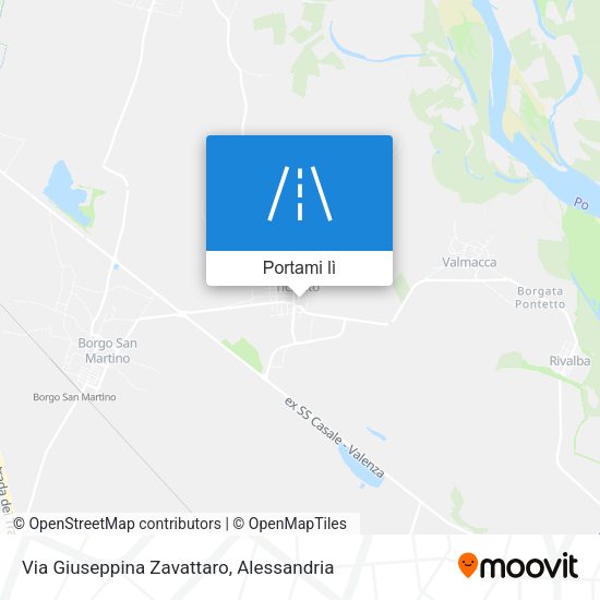 Mappa Via Giuseppina Zavattaro