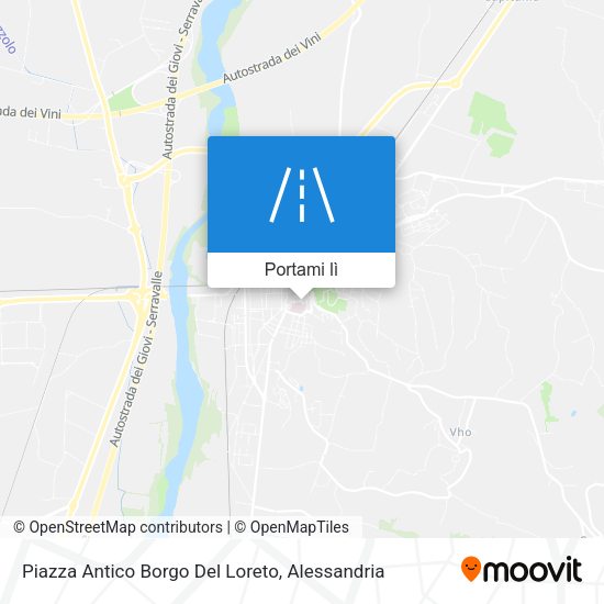 Mappa Piazza Antico Borgo Del Loreto