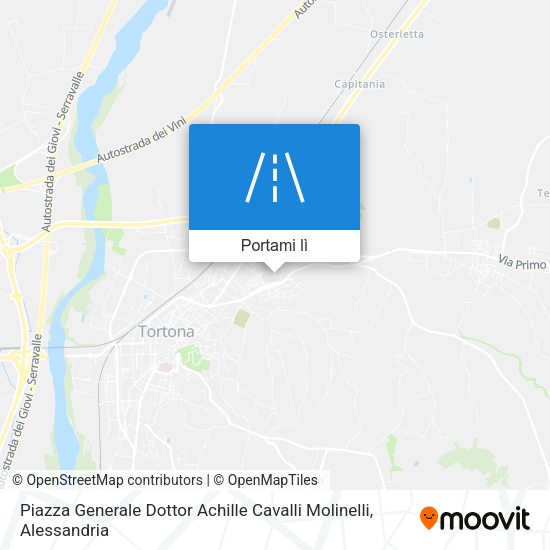 Mappa Piazza Generale Dottor Achille Cavalli Molinelli