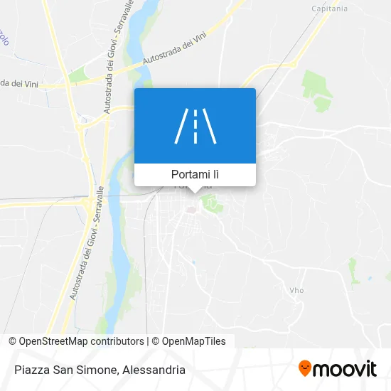 Mappa Piazza San Simone