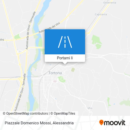 Mappa Piazzale Domenico Mossi