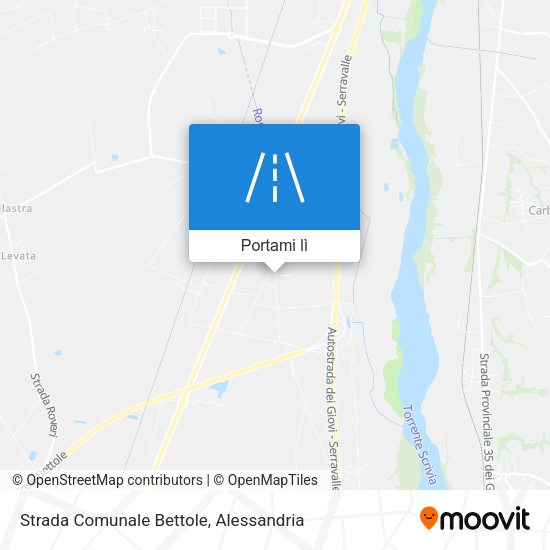 Mappa Strada Comunale Bettole