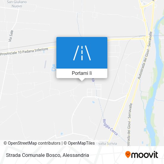 Mappa Strada Comunale Bosco