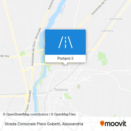 Mappa Strada Comunale Piero Gobetti