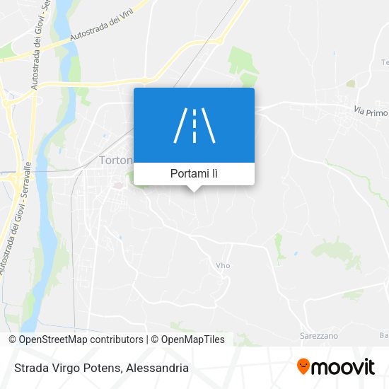 Mappa Strada Virgo Potens