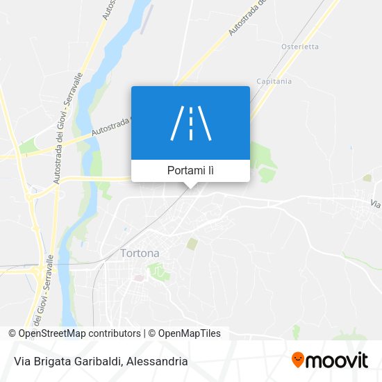 Mappa Via Brigata Garibaldi