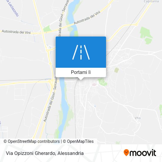 Mappa Via Opizzoni Gherardo