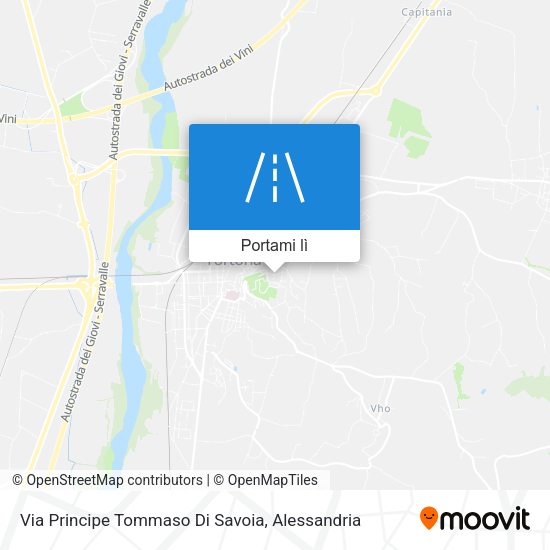Mappa Via Principe Tommaso Di Savoia