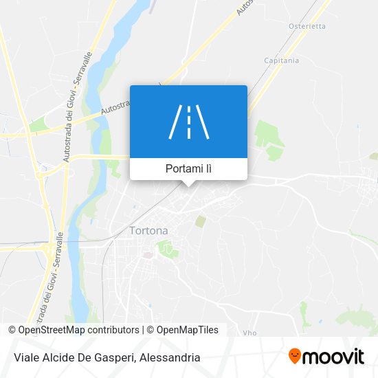Mappa Viale Alcide De Gasperi