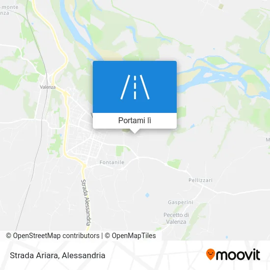 Mappa Strada Ariara