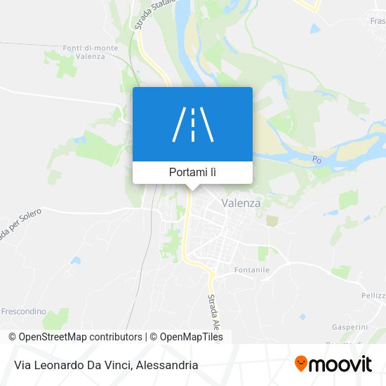 Mappa Via Leonardo Da Vinci