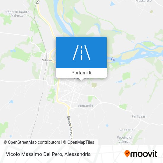 Mappa Vicolo Massimo Del Pero