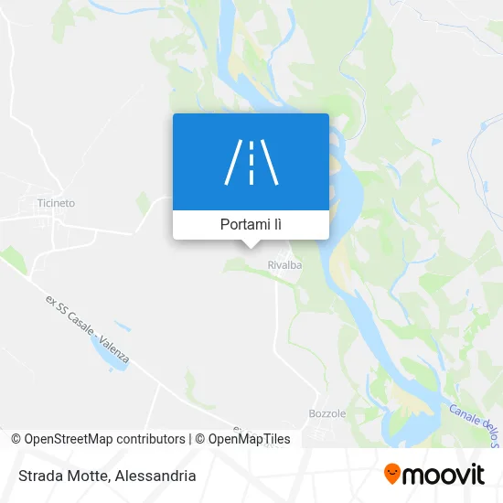 Mappa Strada Motte