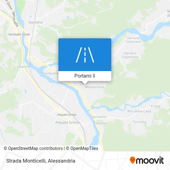 Mappa Strada Monticelli