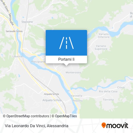 Mappa Via Leonardo Da Vinci
