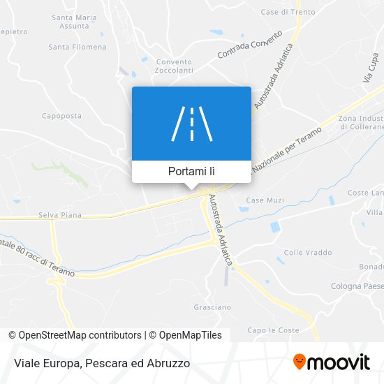 Mappa Viale Europa