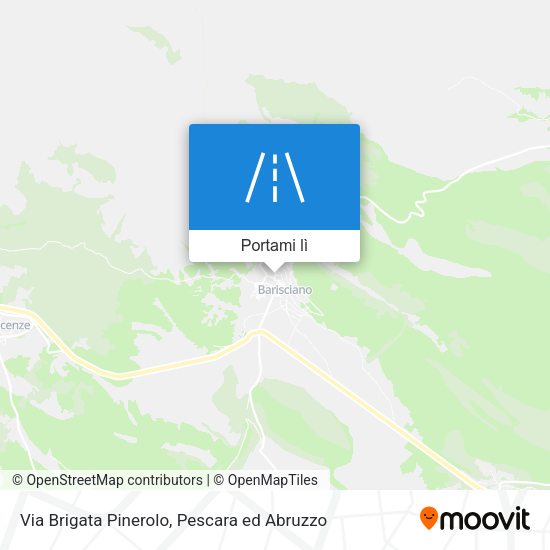Mappa Via Brigata Pinerolo