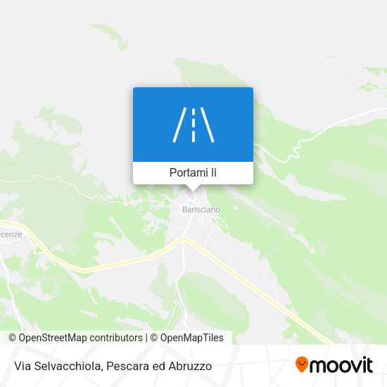 Mappa Via Selvacchiola