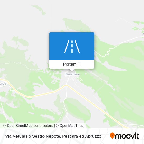Mappa Via Vetulasio Sestio Nepote