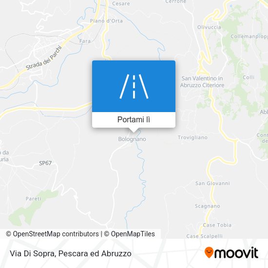 Mappa Via Di Sopra