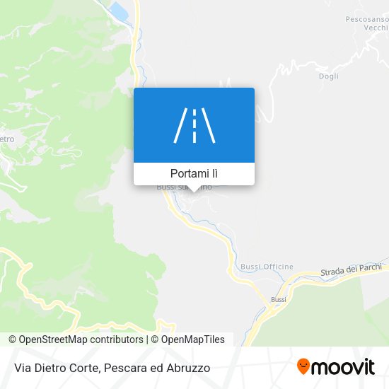 Mappa Via Dietro Corte