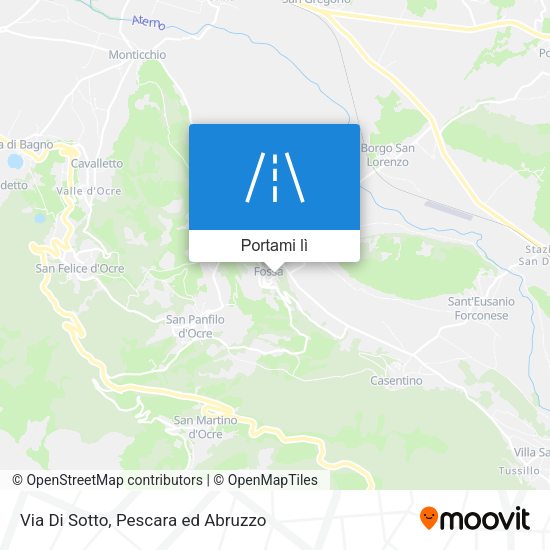 Mappa Via Di Sotto