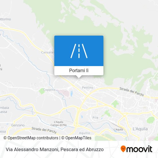 Mappa Via Alessandro Manzoni