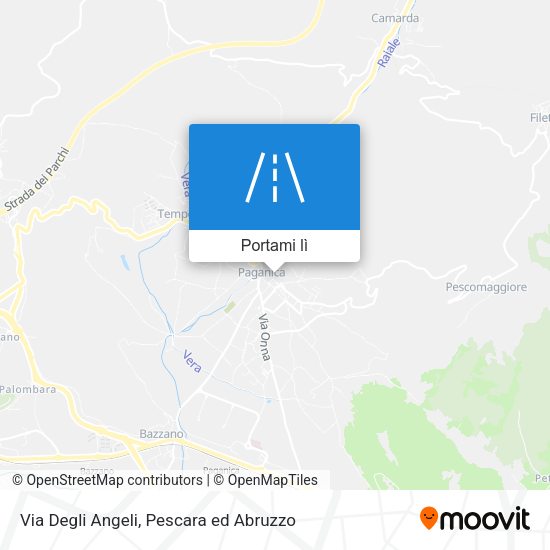 Mappa Via Degli Angeli