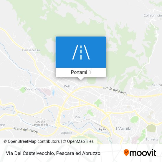 Mappa Via Del Castelvecchio