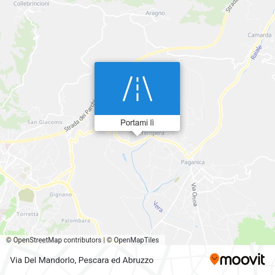 Mappa Via Del Mandorlo