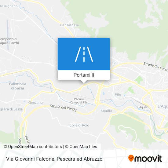 Mappa Via Giovanni Falcone