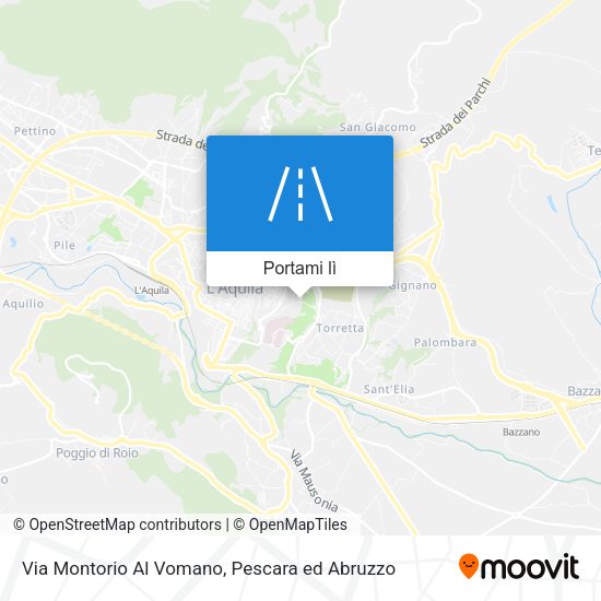 Mappa Via Montorio Al Vomano