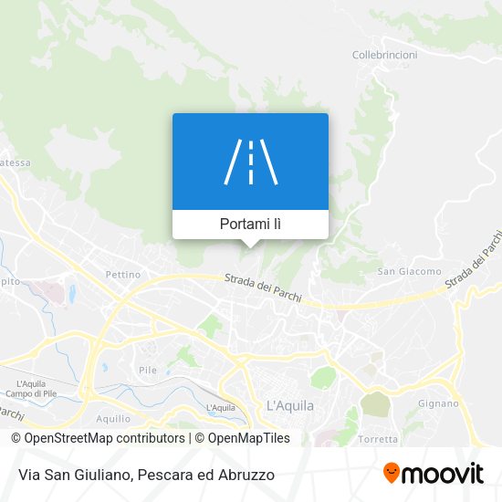 Mappa Via San Giuliano